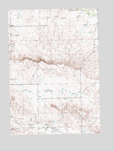 Cottonwood Draw, SD USGS Topographic Map