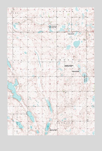 Courtenay NW, ND USGS Topographic Map
