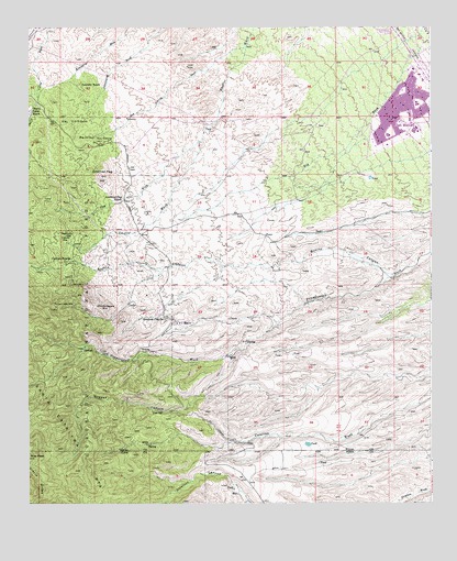 Campo Bonito, AZ USGS Topographic Map