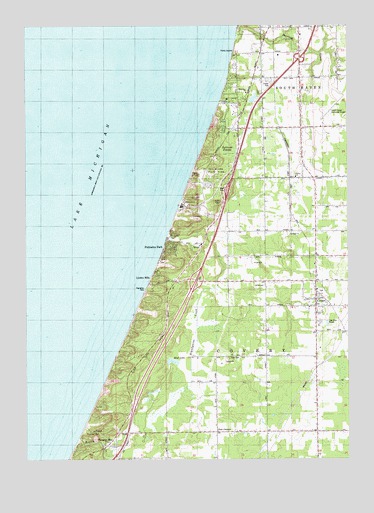 Covert, MI USGS Topographic Map
