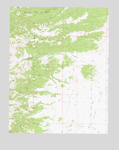 Cow Creek, UT USGS Topographic Map