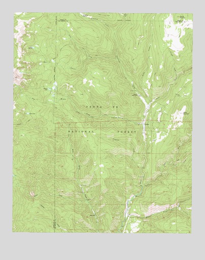 Cowles, NM USGS Topographic Map