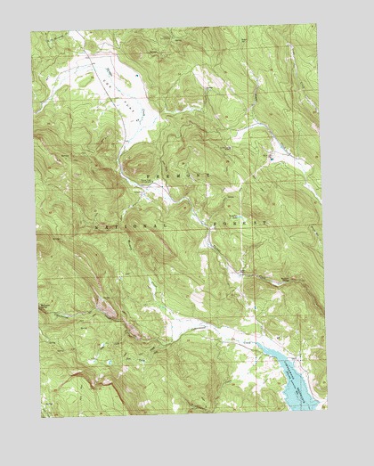 Cox Flat, OR USGS Topographic Map
