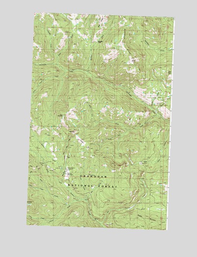 Coxit Mountain, WA USGS Topographic Map