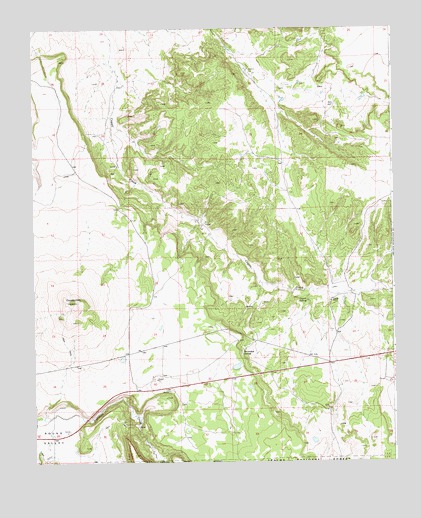 Coyote Hills, AZ USGS Topographic Map