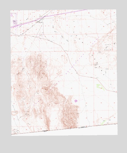 Coyote Wells, CA USGS Topographic Map