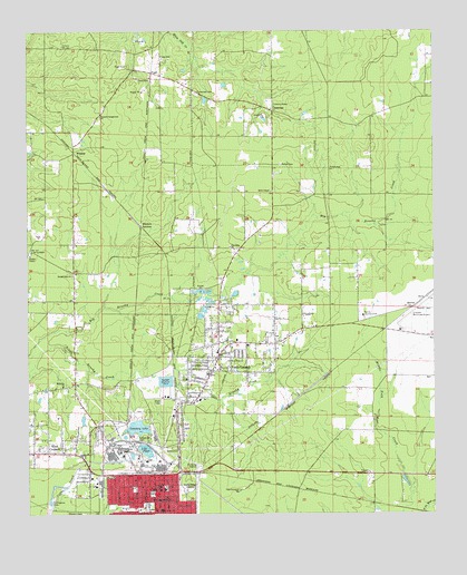 Crossett North, AR USGS Topographic Map