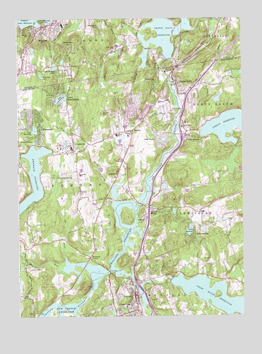 Croton Falls, NY USGS Topographic Map