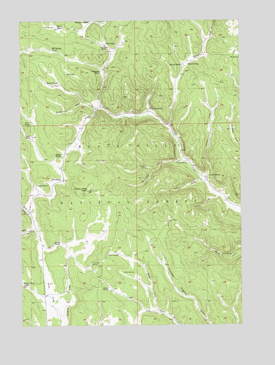 Crows Nest Peak, SD USGS Topographic Map