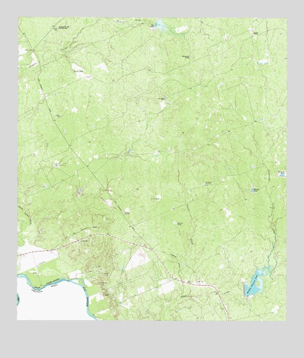Cuervo Creek, TX USGS Topographic Map