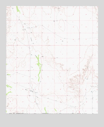 Culp Draw, NM USGS Topographic Map