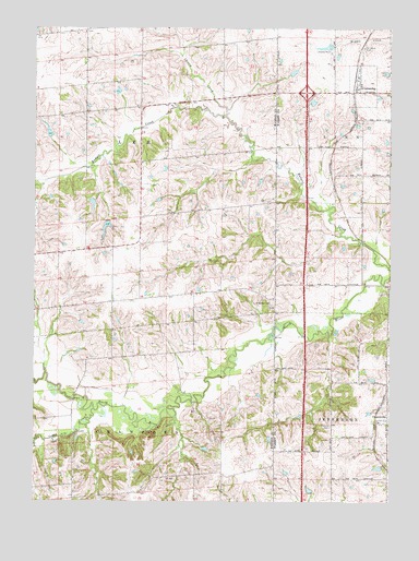Cumming, IA USGS Topographic Map