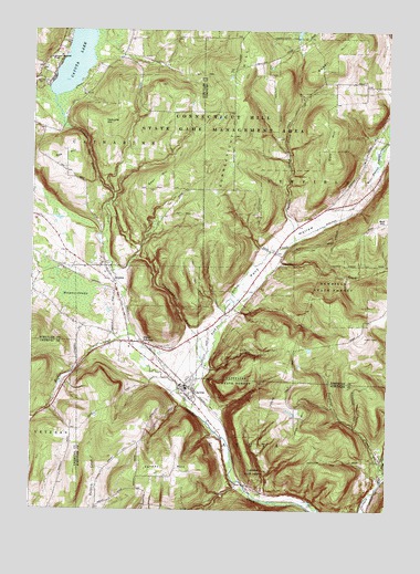Alpine, NY USGS Topographic Map