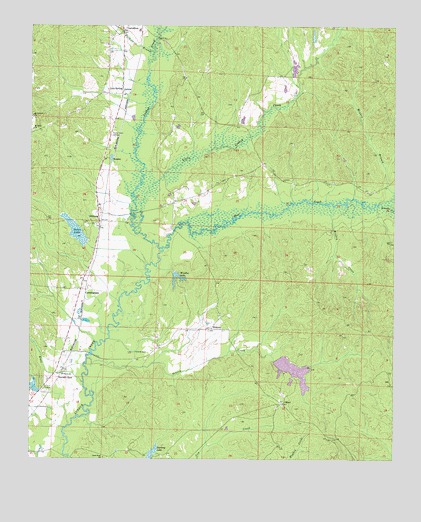 Cunningham, AL USGS Topographic Map