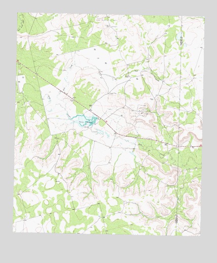 Currie Reservoir, TX USGS Topographic Map