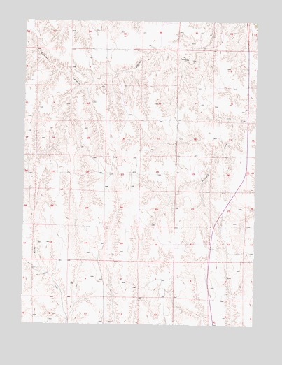 Curtis SW, NE USGS Topographic Map