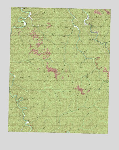 Cutshin, KY USGS Topographic Map