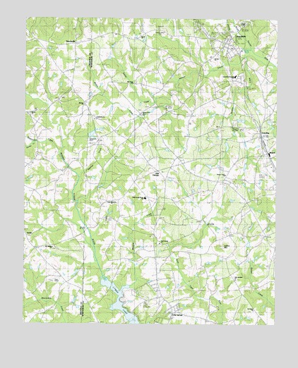 Campobello, SC USGS Topographic Map