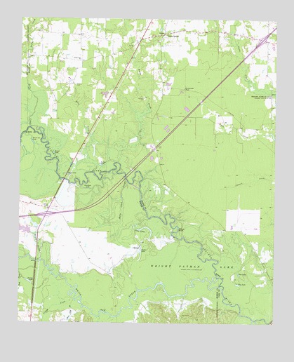 Dalby Springs, TX USGS Topographic Map