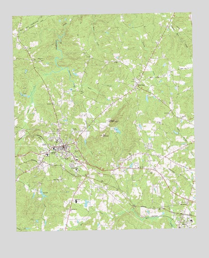 Dallas, GA USGS Topographic Map