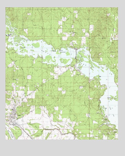 Campti, LA USGS Topographic Map