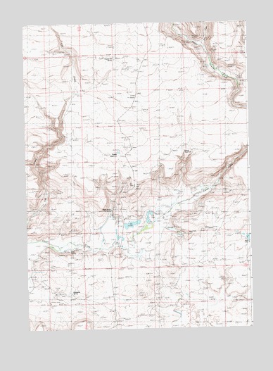 Davis Mountain SW, ID USGS Topographic Map