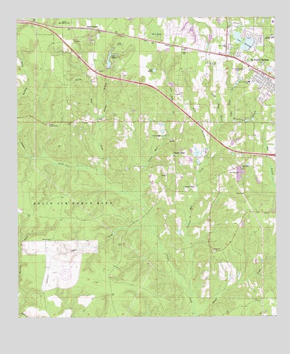 De Funiak Springs West, FL USGS Topographic Map