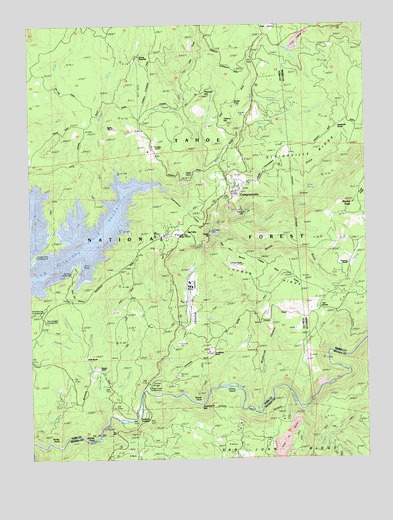 Camptonville, CA USGS Topographic Map