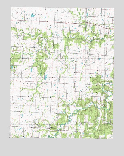 Dederick, MO USGS Topographic Map