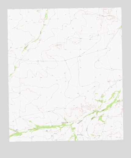 Deep Well Ranch SE, TX USGS Topographic Map