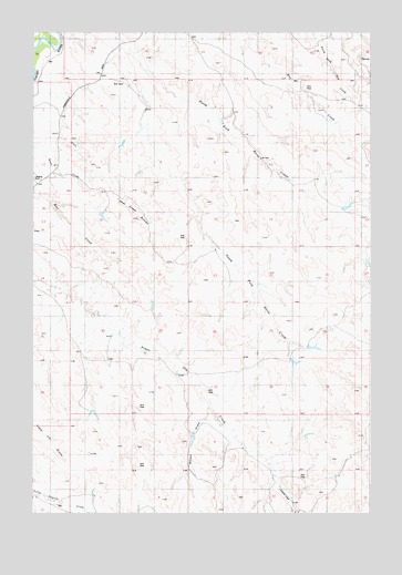 Deer Creek Buttes, MT USGS Topographic Map