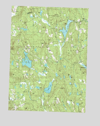 Deering, NH USGS Topographic Map