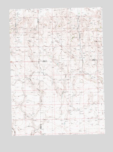 Dempsey Meadows, ID USGS Topographic Map