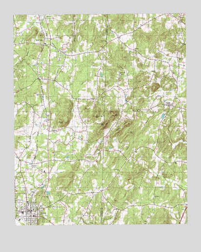 Denton, NC USGS Topographic Map