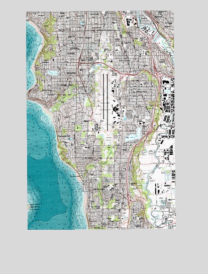 Des Moines, WA USGS Topographic Map