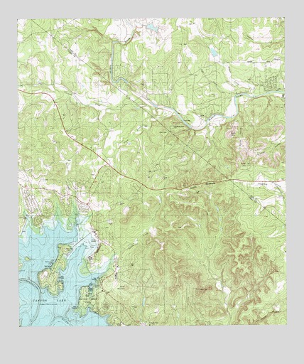 Devils Backbone, TX USGS Topographic Map