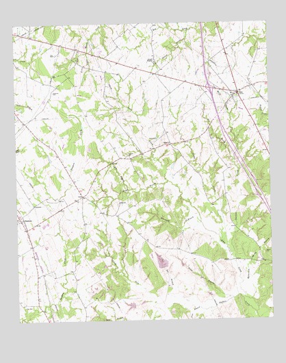 Dew, TX USGS Topographic Map