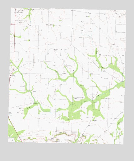 Divide Draw, TX USGS Topographic Map