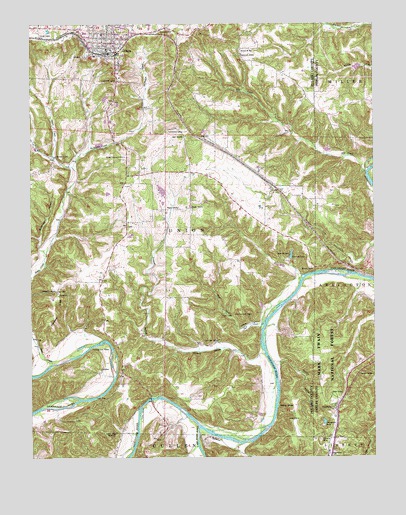 Dixon, MO USGS Topographic Map