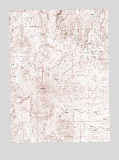 Double Mountain, NV USGS Topographic Map