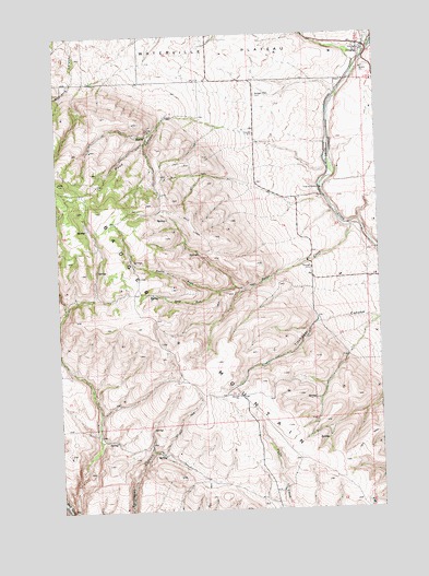 Douglas, WA USGS Topographic Map