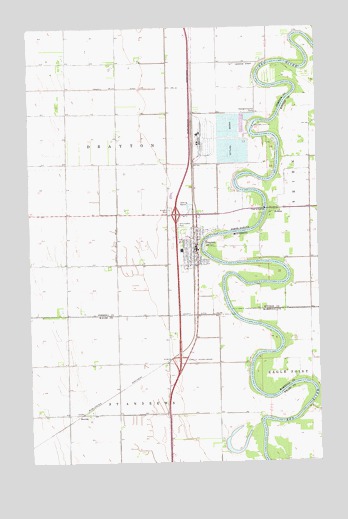Drayton, ND USGS Topographic Map