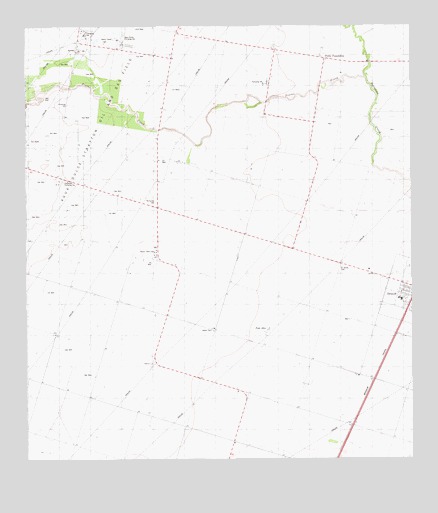 Driscoll West, TX USGS Topographic Map