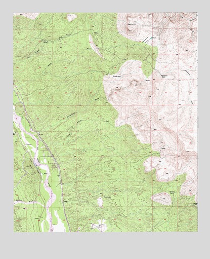 Dudleyville, AZ USGS Topographic Map