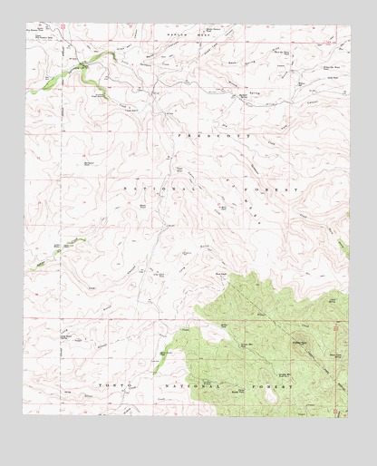 Dugas, AZ USGS Topographic Map