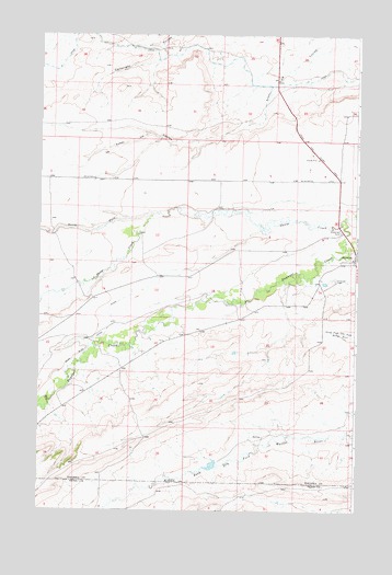 Dupuyer West, MT USGS Topographic Map