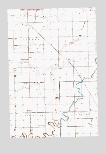 Durbin, ND USGS Topographic Map