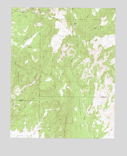 Canaan Peak, UT USGS Topographic Map