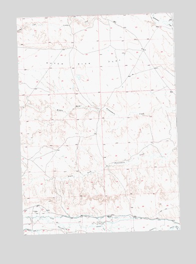 Dutch Nick Flat, WY USGS Topographic Map