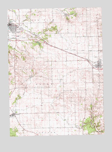 Dyersville East, IA USGS Topographic Map